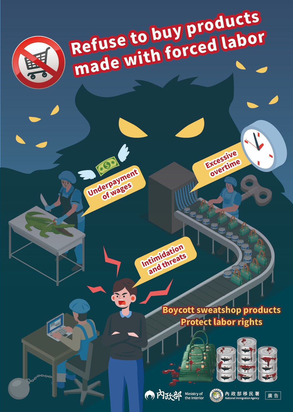 【宣導】防制人口販運照片