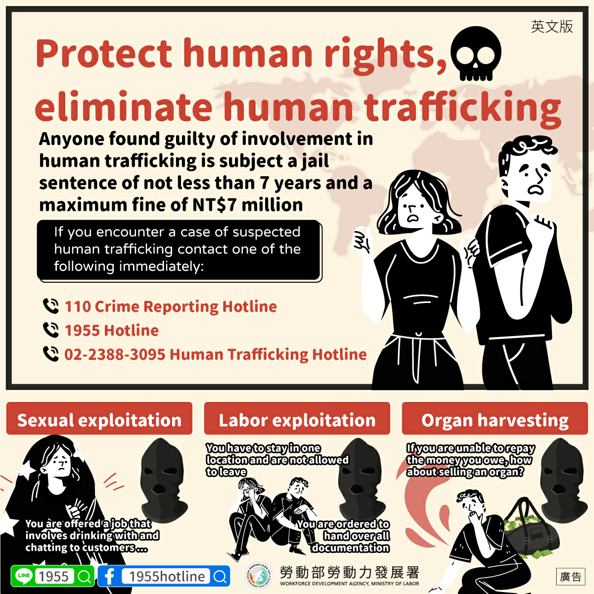 【宣導】防制人口販運照片