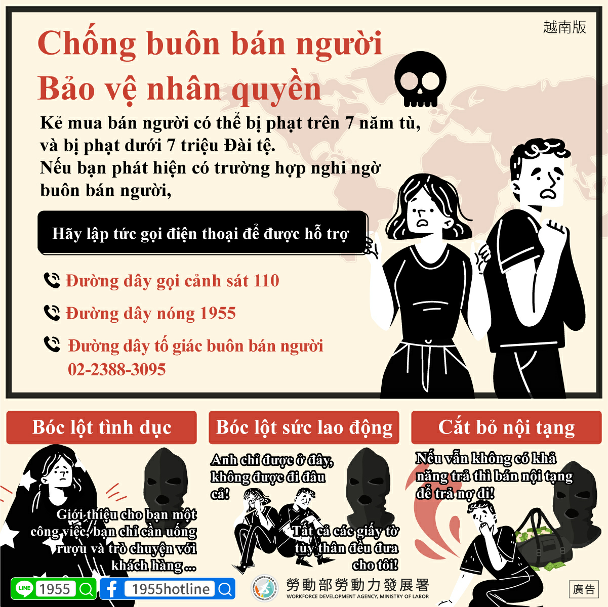 【宣導】防制人口販運照片