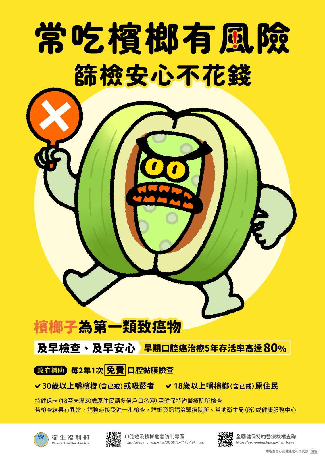 【宣導】青少年檳榔健康危害防制照片