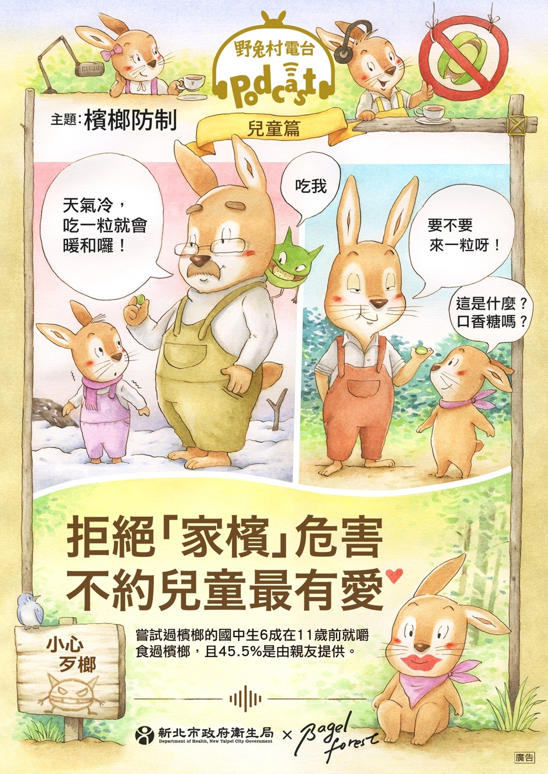【宣導】青少年檳榔健康危害防制照片
